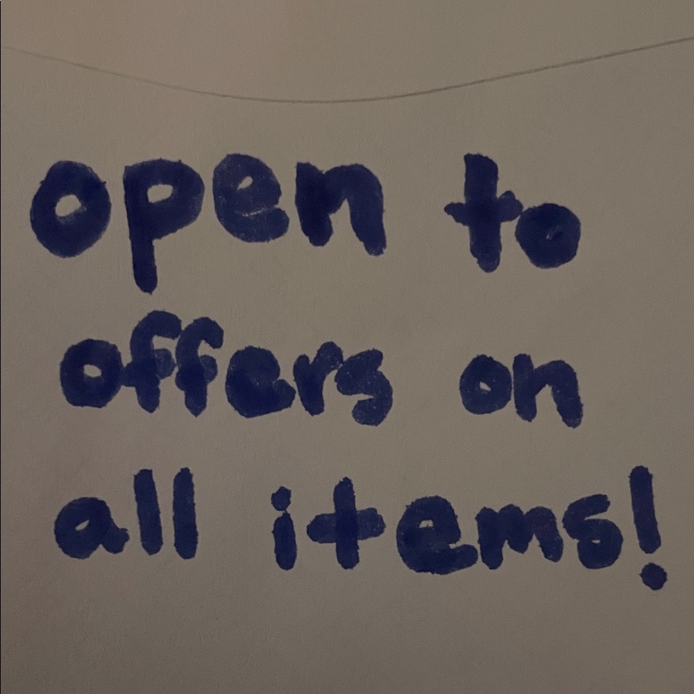 Open to offers on all items!